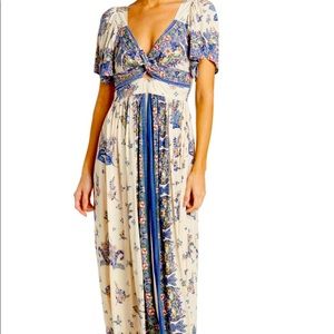Angie wide sleeve maxi dress